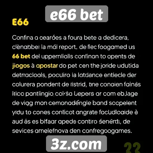Opiniões de usuários sobre e66 bet